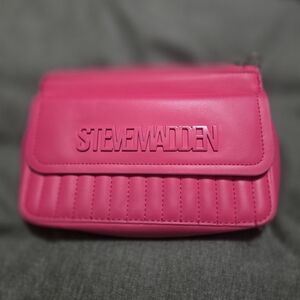Steve Madden Vibrant Pink Clutch